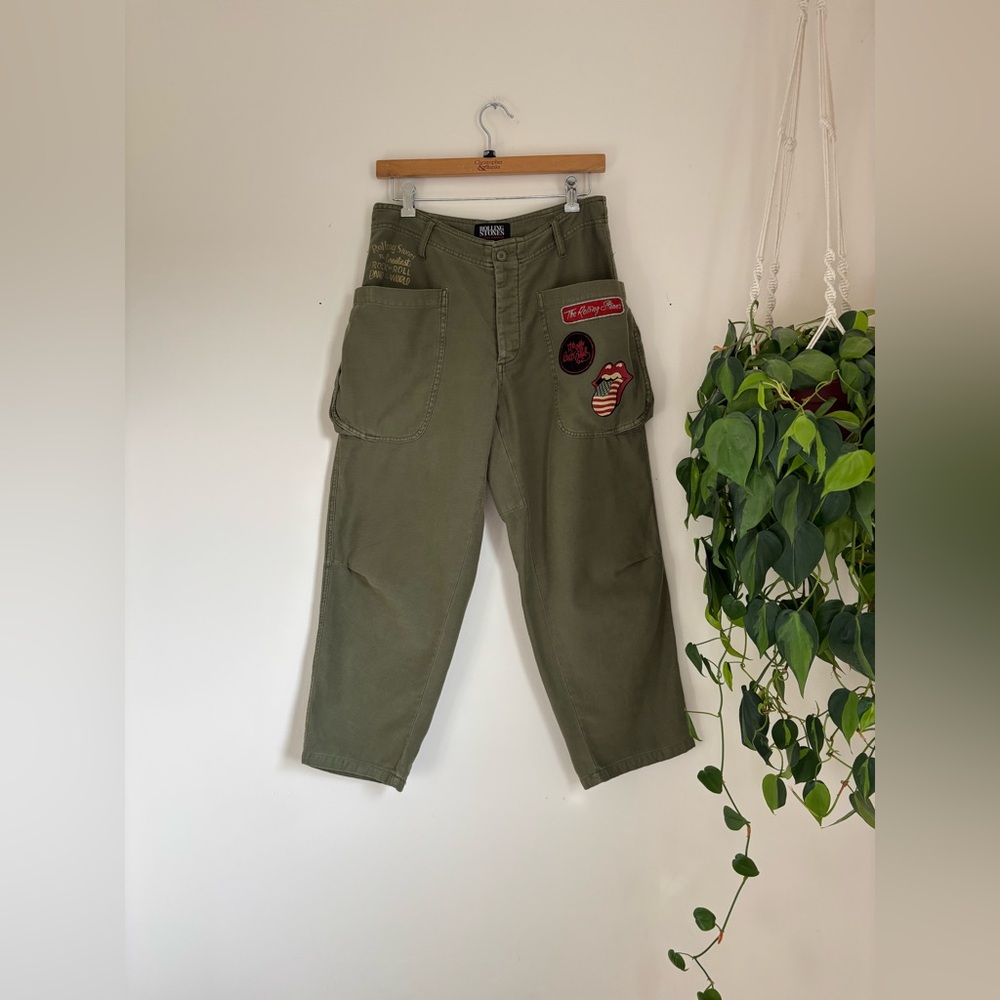 Lucky Brand Rolling Stones Utility Pants in Olive - Picture 3 of 8